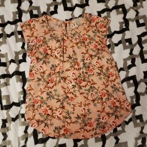 Papaya Blush Floral top